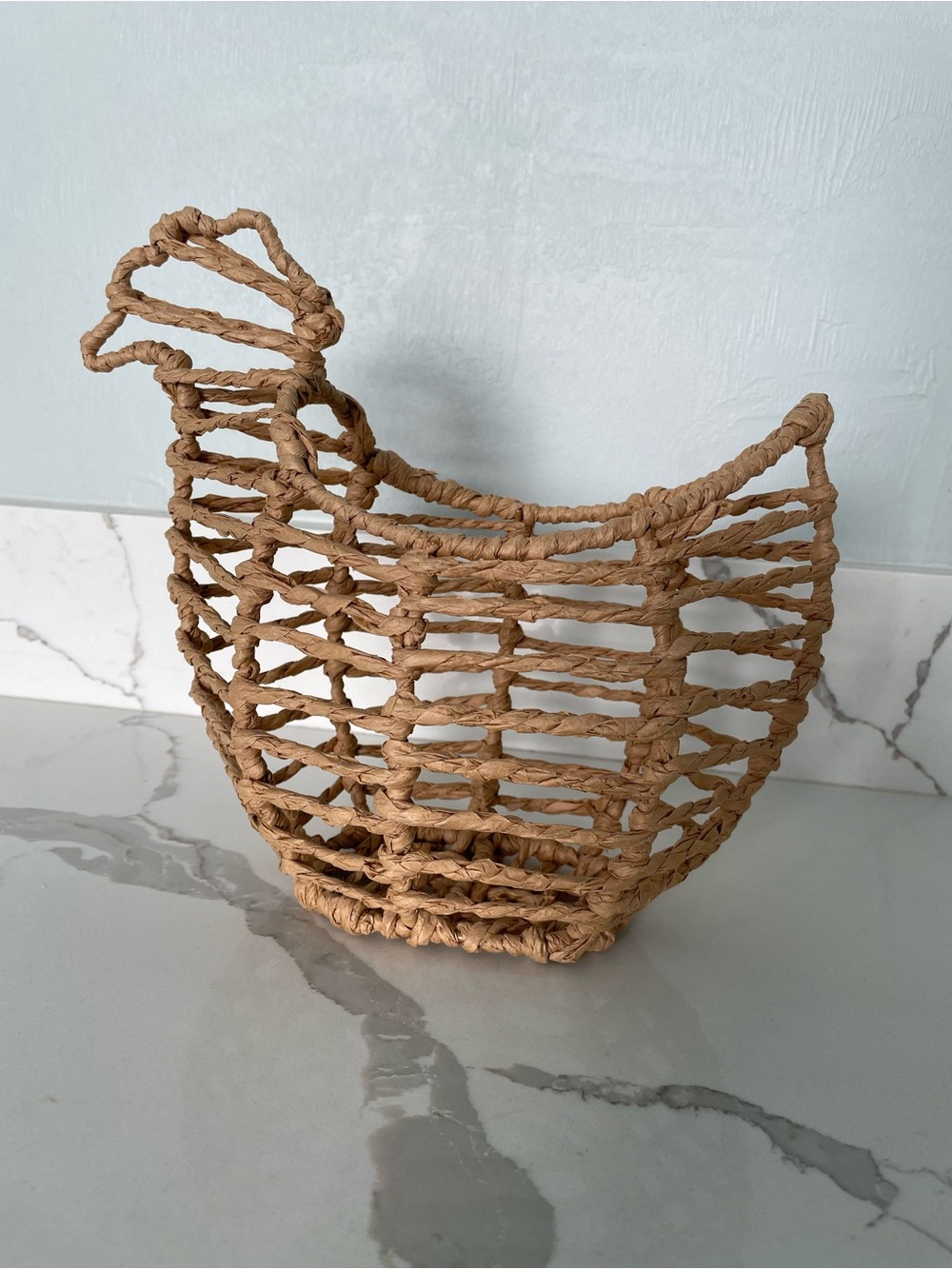 Woven Natural Rattan Decorative Basket - Home Accents